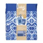 Nähzeit Nähset Wendetasche Blau/ Weiß