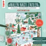 Adventskalender Malen nach Zahlen Winterwunderland