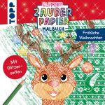 Glitzer Zauberpapier Malbuch Fröhliche Weihnachten