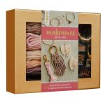 Makramee-Schmuckset „With Love“ (Rosé/Natur)