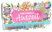 Colorful World Designdose mit 36 Buntstifte Kunterbunte Auszeit