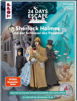 24 DAYS ESCAPE 3D Pop-Up-Adventskalender– Sherlock Holmes und der Schlüssel des Poseidon 