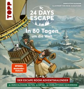 24 DAYS ESCAPE – Der Escape Room Adventskalender: In 80 Tagen um die Welt 