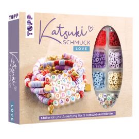 Katsuki Schmuckset mit Buchstabenperlen - LOVE 