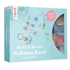 Mindful Mandala - Schmuckset Calm down. Mit Anleitung und Material für fünf Schmuckstücke 