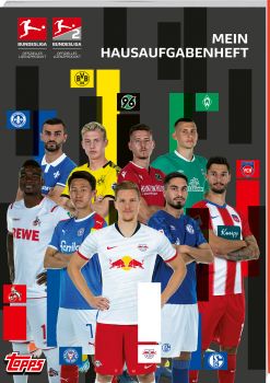 Das offizielle Fußball Bundesliga Hausaufgabenheft von topps 