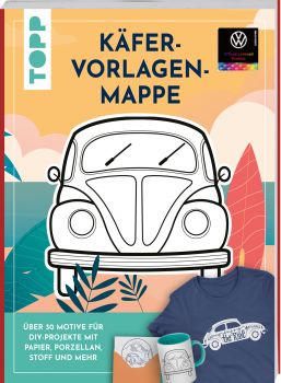 VW Vorlagenmappe "Käfer". Die offizielle kreative Vorlagensammlung mit dem kultigen VW-Käfer 