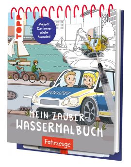 Mein Zauber-Wassermalbuch Fahrzeuge 