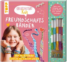 Kreativstart Kids Freundschaftsbänder. Anleitungsbuch und Material 