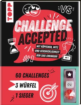 Challenge accepted! Mit 3 Würfeln und 60 Challenges 