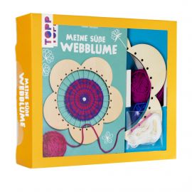 Kreativ-Set Meine süße Webblume (Buch + Material) 