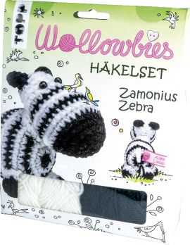 Wollowbies Häkelset Zamonius Zebra, VE=4 Ex. 