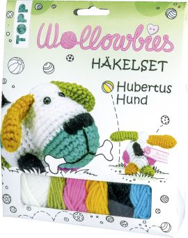 Wollowbies Häkelset Hubertus Hund, VE=4 Ex. 