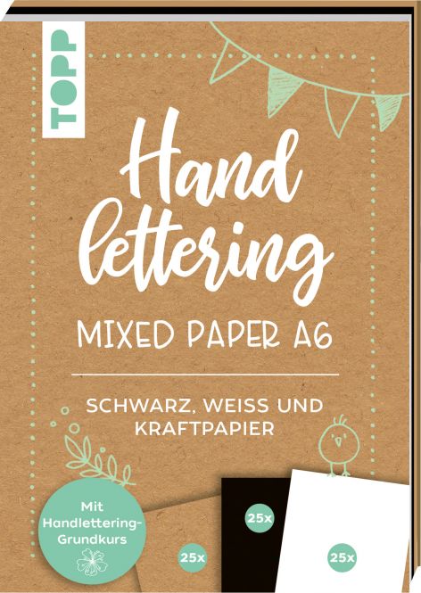 Handlettering Mixed Paper Block A6 