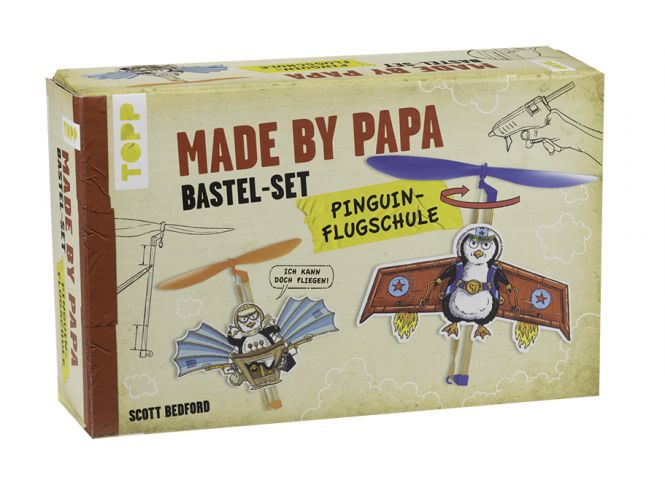 Made by Papa Bastel-Set Pinguin-Flugschule 