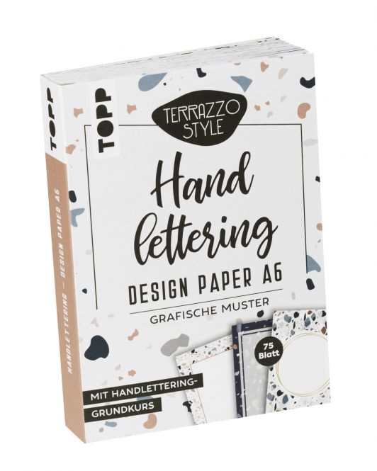 Handlettering Design Paper Block Terrazzo A6 