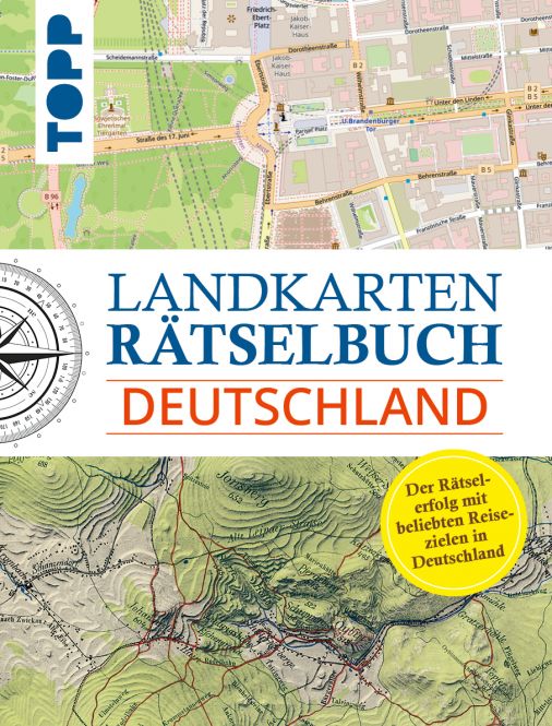 Landkarten Rätselbuch - Deutschland 