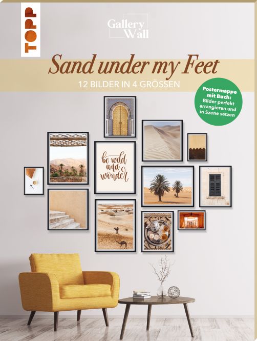 Gallery Wall "Sand Under My Feet". 12 Bilder in 4 Größen 