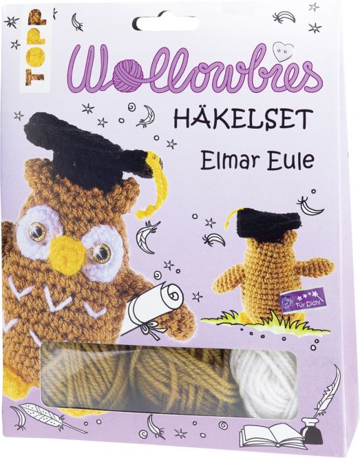 Fabelhafte Wollowbies Häkelset Elmar Eule, VE=4 Ex. 