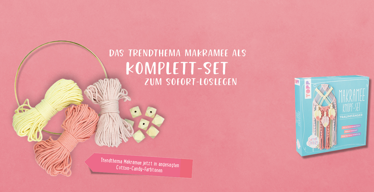 TOPP 18242 - Makramee Knüpf-Set: Traumfänger